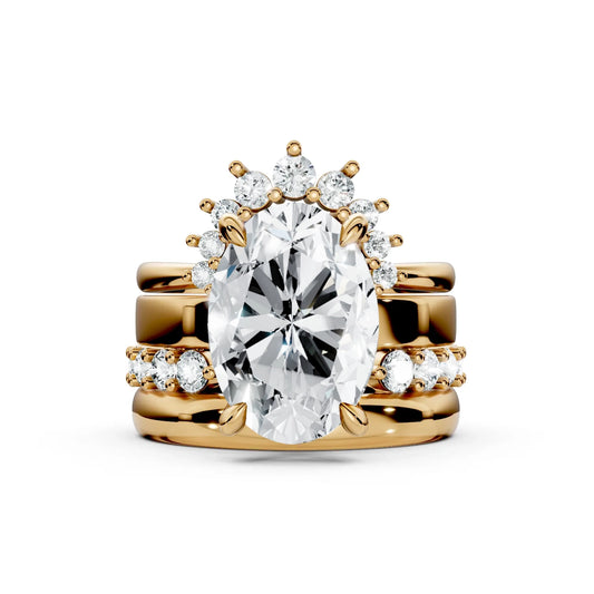 Eternal Muse Marquise Bridal Set in 1CT+ with Ideal-Cut IGI Certified Diamond (F+, VS+)