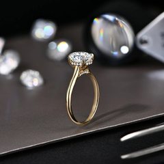 Emily Solitaire Engagement Ring in Yellow Gold – 1.00 Carat