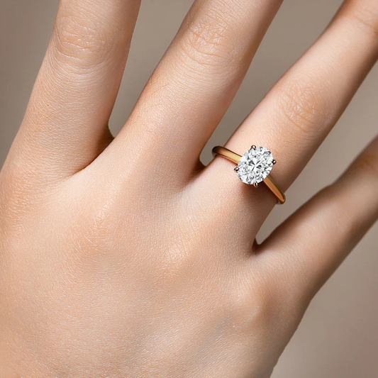 Emily Solitaire Engagement Ring in Yellow Gold – 1.00 Carat