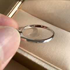 Grand Radiance Ring - 2ct Moissanite in Sleek Silver Band