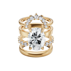 Eternal Muse Marquise Bridal Set in 1CT+ with Ideal-Cut IGI Certified Diamond (F+, VS+)