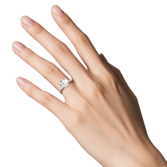 Radiant Marquise Cut Bridal Ring Duo – 1 Carat+ Lab Diamond,  (F+, VS+, Ideal Cut)