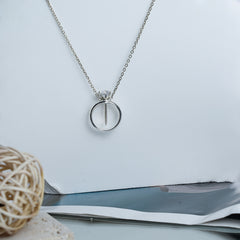 Screw & Silver Ring Pendant Necklace of Resilience: Love Through Adversity
