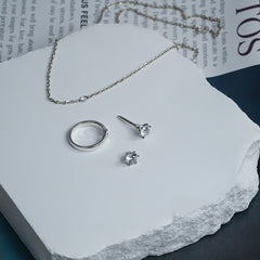 Screw & Silver Ring Pendant Necklace of Resilience: Love Through Adversity
