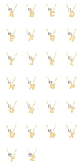 Bespoke Letter Charm Necklace – Handpicked Ocean-Lustre Pearl & 18K Gold