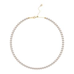 Akoya Pearl 18K Gold Lustre Classic Strand Necklace
