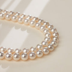 Akoya Pearl 18K Gold Lustre Classic Strand Necklace