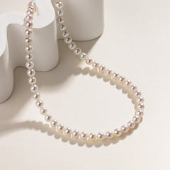 Akoya Pearl 18K Gold Lustre Classic Strand Necklace