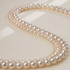 Akoya Pearl 18K Gold Lustre Classic Strand Necklace