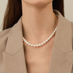 Akoya Pearl 18K Gold Lustre Classic Strand Necklace
