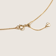 Freshwater Pearls 14K Gold Lab-Grown Diamonds Smiling Drop Necklace