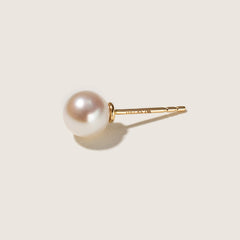 Freshwater Pearls 14K Gold Lab-Grown Diamonds Flicker Modular Earrings