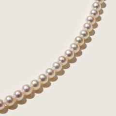 Freshwater Pearls 14K Gold Lab-Grown Diamonds Flicker Strand Necklace