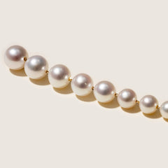 Freshwater Pearls 14K Gold Lab-Grown Diamonds Flowing Modular Hook Earrings
