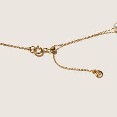 Freshwater Pearls 14K Gold Lab-Grown Diamonds Hidden Glint Necklace