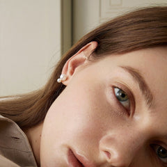 Freshwater Pearls 14K Gold Tiny & Grand Studs Earrings
