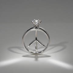 Screw & Silver Ring Pendant Necklace of Resilience: Love Through Adversity