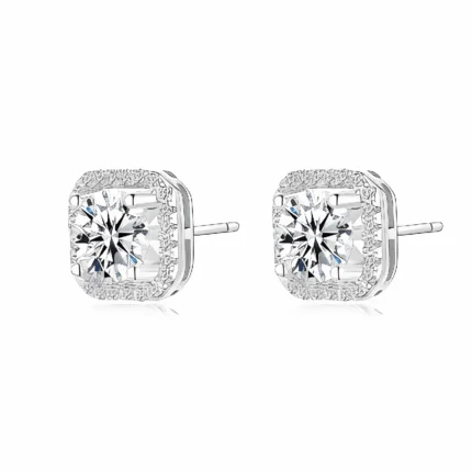 925 Silver Moissanite Earrings - ZHF-E1701