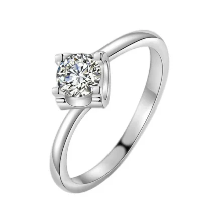 2CT Moissanite Ring in 925 Silver - Model R0746