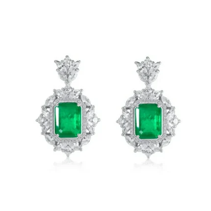925 Silver Glass Earrings - Model E0162
