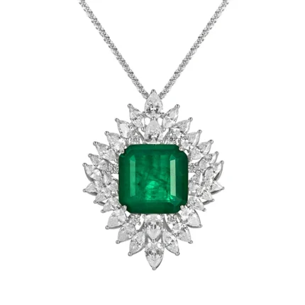 925 Silver Glass Pendant - Model P0776