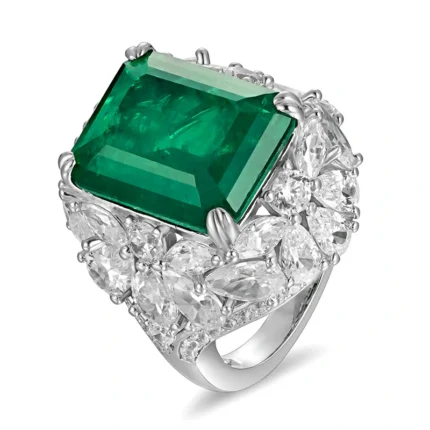 925 Silver Glass Ring - Model R0779