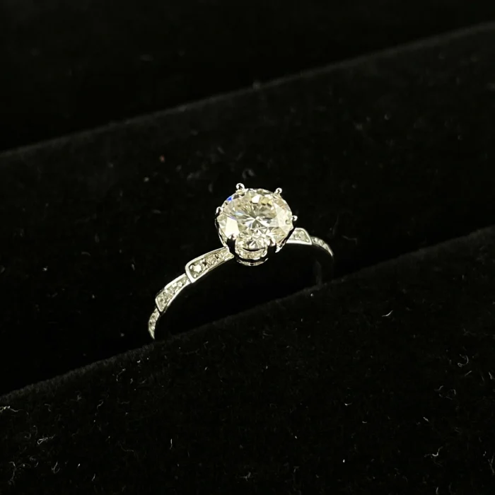 Moissanite Ring in S925 Silver - Model R202312 - Image 2