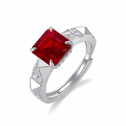 Lab-Created Ruby Ring in 925 Silver - Model ZHF-R559R