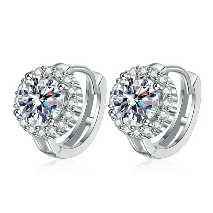 925 Silver Moissanite Earrings ZHF-E1718