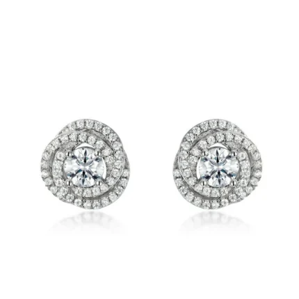 S925 Silver Moissanite Earrings - Model ZHF-E5510
