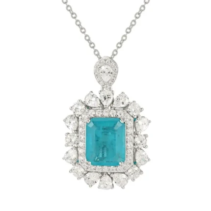 925 Silver Necklace ZHF-P1255 Paraiba