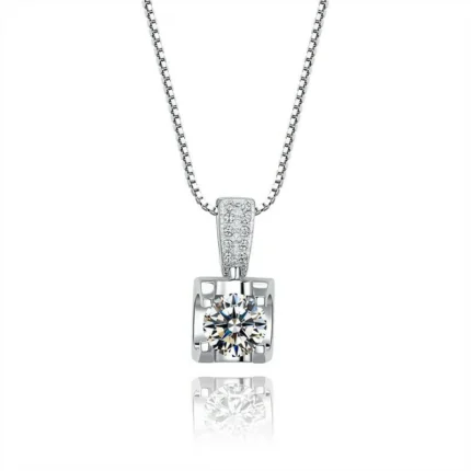S925 Silver Moissanite Necklace ZHF-P1734
