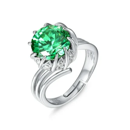 925 Silver Paraiba Ring - Model ZHFR0509