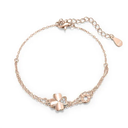 925 Silver Rose Gold Bracelet ZHF-SL01-1