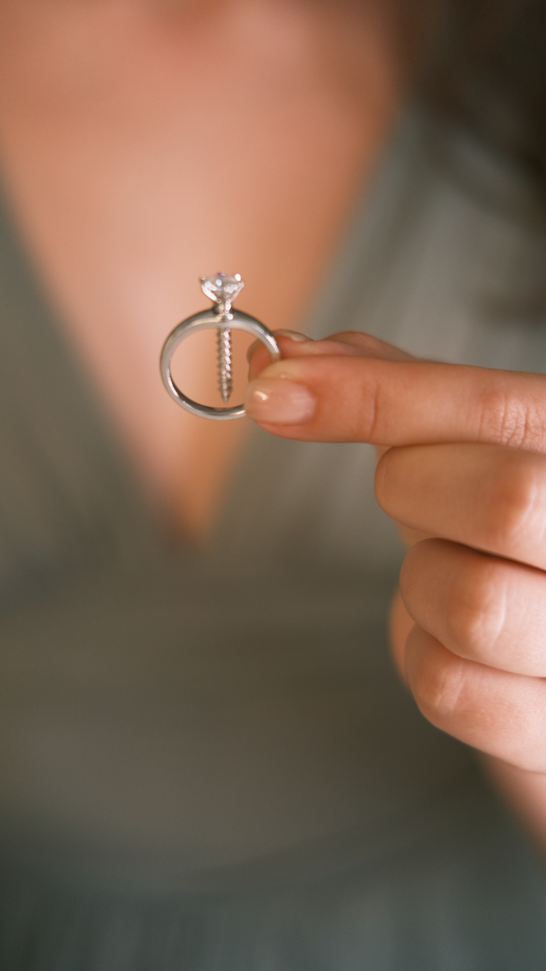 Screw & Silver Ring Pendant Necklace of Resilience: Love Through Adversity photo review