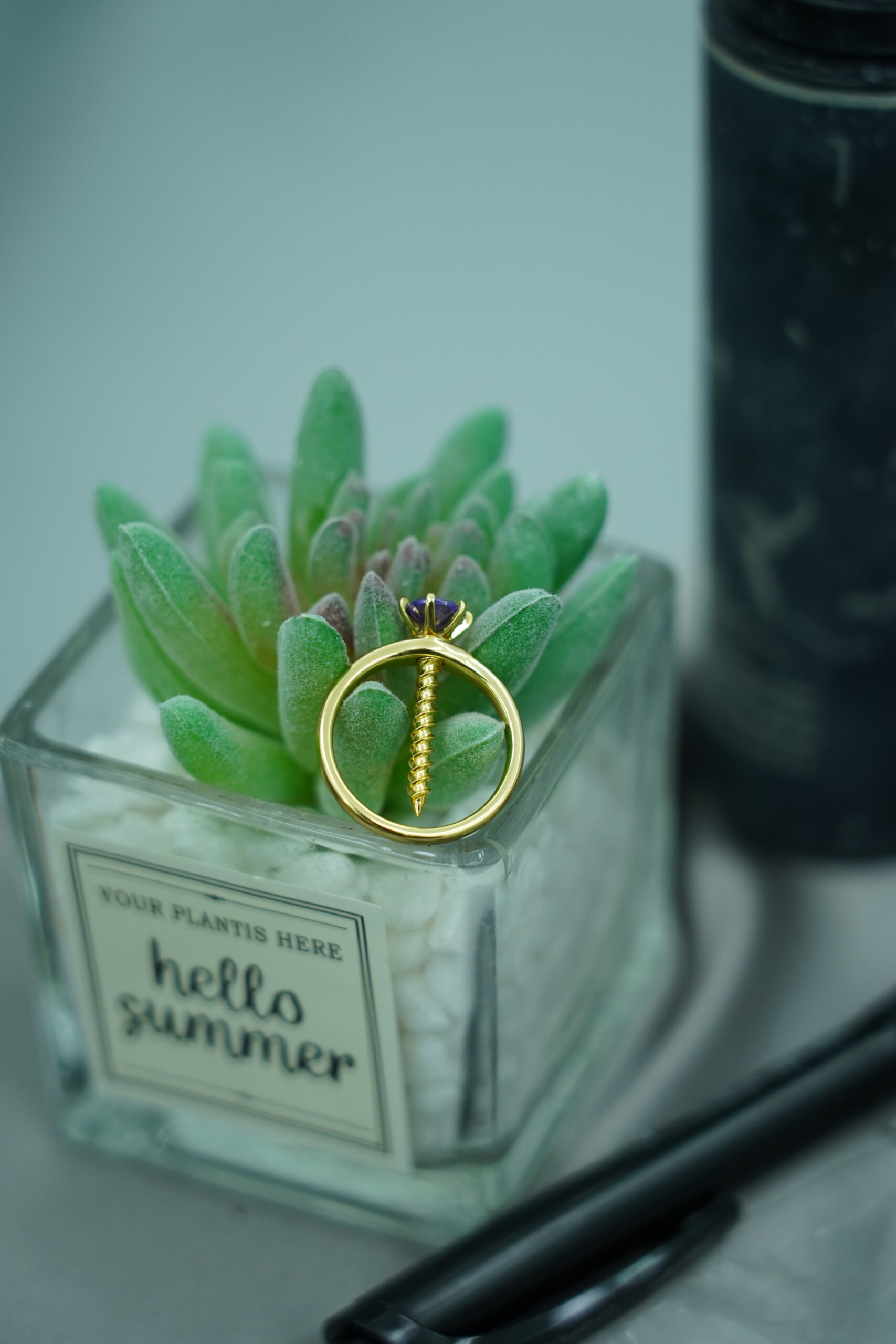 Screw & Silver Ring Pendant Necklace of Resilience: Love Through Adversity photo review