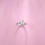 2CT Moissanite Ring in 925 Silver - Model R0746 - Image 2