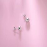 925 Silver Moissanite Earrings 5MM ZHF-E1358 - Image 5