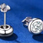 925 Silver Moissanite Earrings 5MM ZHF-E1358 - Image 6