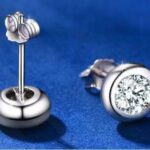 925 Silver Moissanite Earrings 6.5MM ZHF-E1358-1 - Image 5