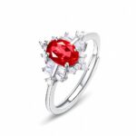 Lab-Created Ruby Ring in 925 Silver - Model A73-R2020874R