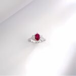 Lab-Created Ruby Ring in 925 Silver - Model A73-R2020874R - Image 2