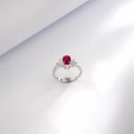 Lab-Created Ruby Ring in 925 Silver - Model A73-R2020874R - Image 3