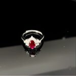 Lab-Created Ruby Ring in 925 Silver - Model A73-R2020874R - Image 5