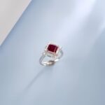 Lab-Created Ruby Ring in 925 Silver - Model R0644R - Image 3