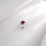 Lab-Created Ruby Ring in 925 Silver - Model R0644R - Image 4