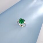 925 Silver Green Garnet Ring - Model ZHF-R1606 - Image 3