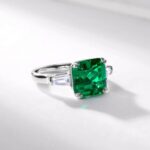 925 Silver Green Garnet Ring - Model ZHF-R1606 - Image 5