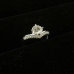 Moissanite Ring in 925 Silver - Model ZHF0114 - Image 5