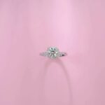 Open Moissanite Ring in 925 Silver - Model ZHF0117 - Image 2
